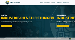 Desktop Screenshot of ibu-gmbh.de