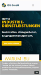 Mobile Screenshot of ibu-gmbh.de